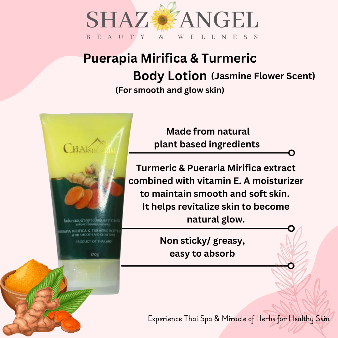 Puerapia Mirifica & Turmeric Body Lotion (for smooth and glow skin)