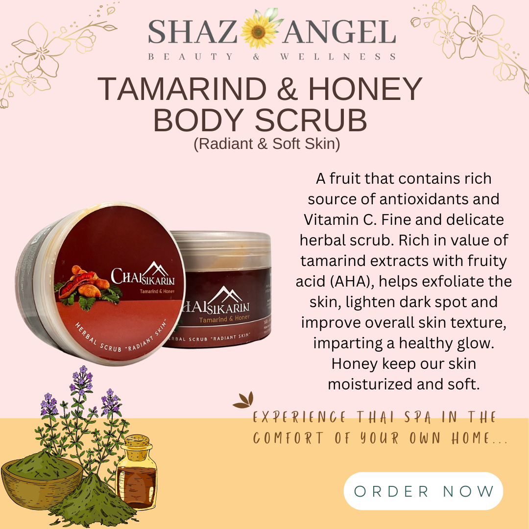 Tamarind & Honey Body Scrub (Radiant & Soft Skin)