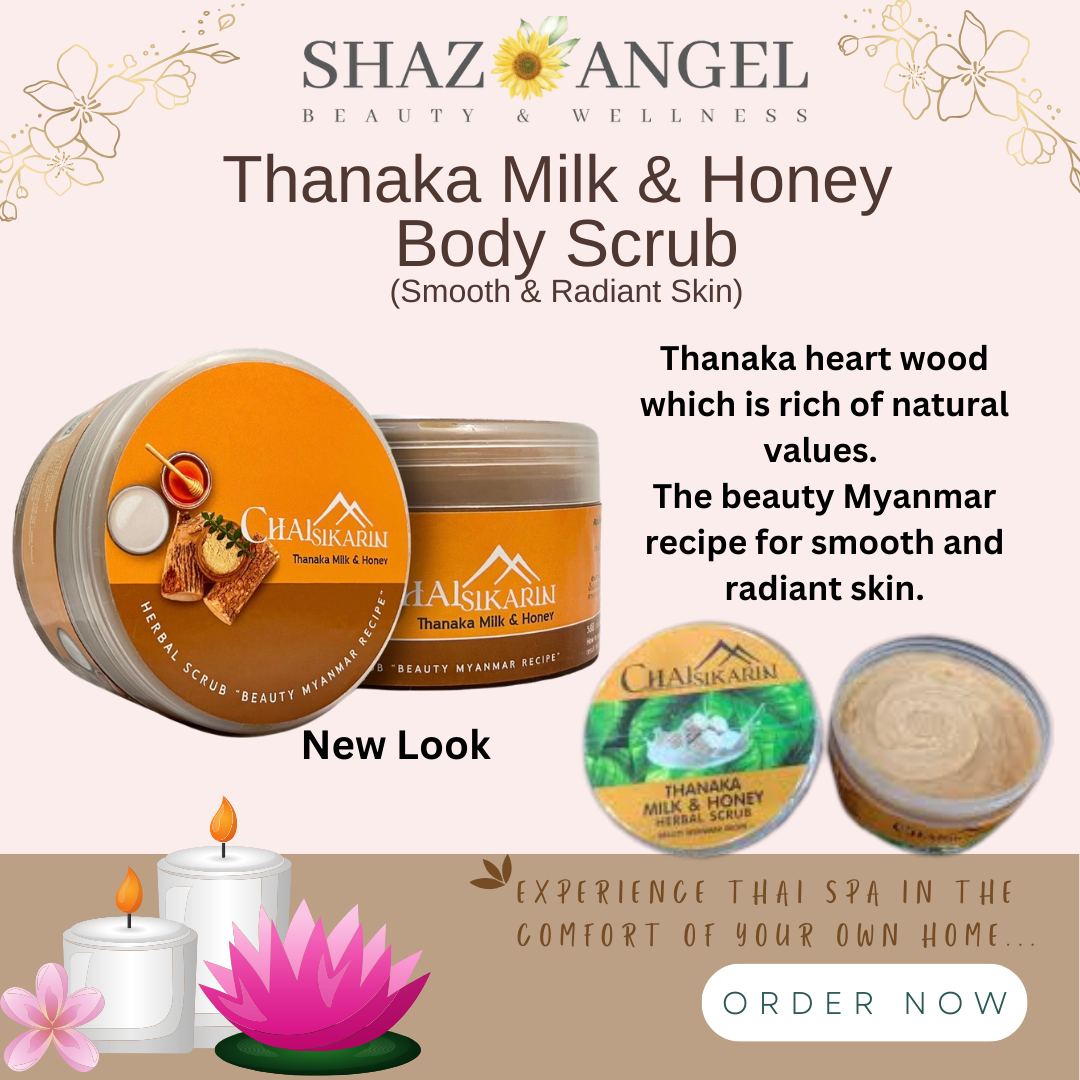 Thanaka Milk & Honey Body Scrub (Smooth & Radiant Skin)
