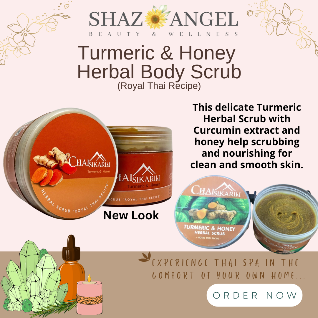 Turmeric & Honey Herbal Body Scrub (Royal Thai Recipe)