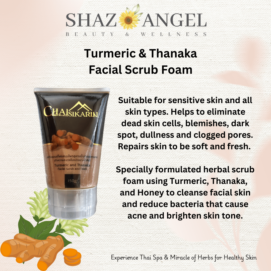 Turmeric & Thanaka Facial Scrub Foam
