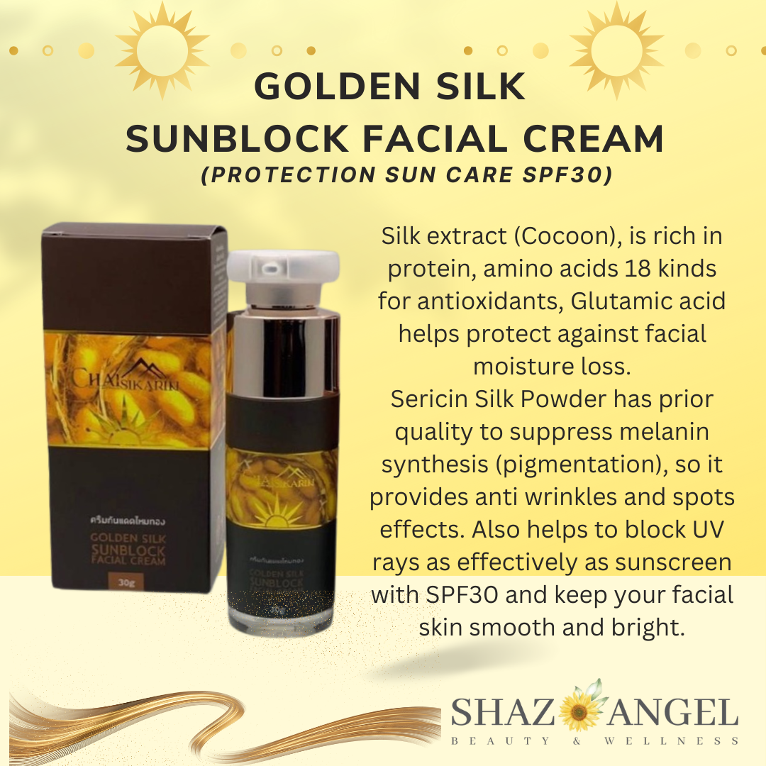 Golden Silk Sunblock Face Cream SPF30